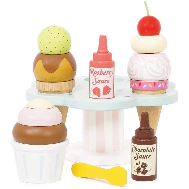 Le Toy Van Carlo's Wooden Ice Cream Gelato Stand