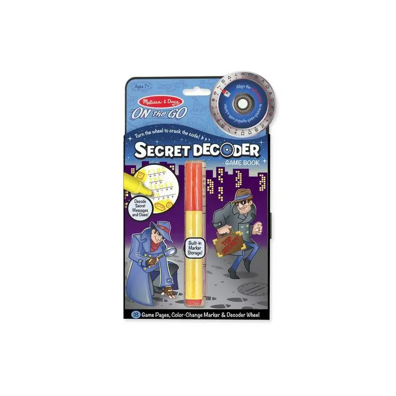 Melissa & Doug 15248 Secret Decoder Game Book