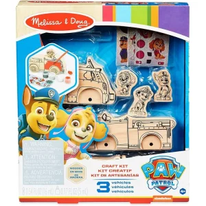 Melissa & Doug 33266 PAW Patrol Wooden Vehicles Craft Kit