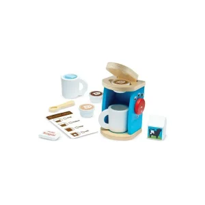 Melissa & Doug 9842 Wooden Brew & Serve Coffee Set