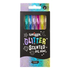 Smiggle Sparkle Scented Gel Pen Pack X7 - Colour Mix
