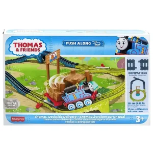 Thomas and Friends Push Along Playset Thomas' Dockside Delivery