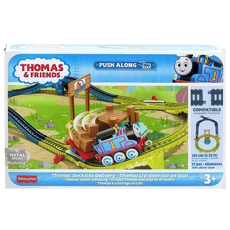 Thomas and Friends Push Along Playset Thomas' Dockside Delivery