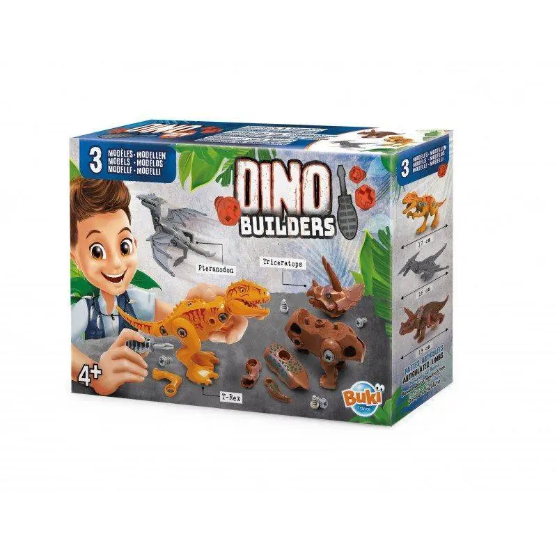 BUKI France 2136 Dino Builders Dinosaur Kit