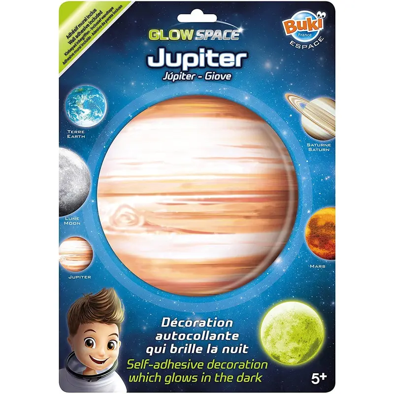 BUKI France Glow In The Dark Phosphorescent Planet - Jupiter