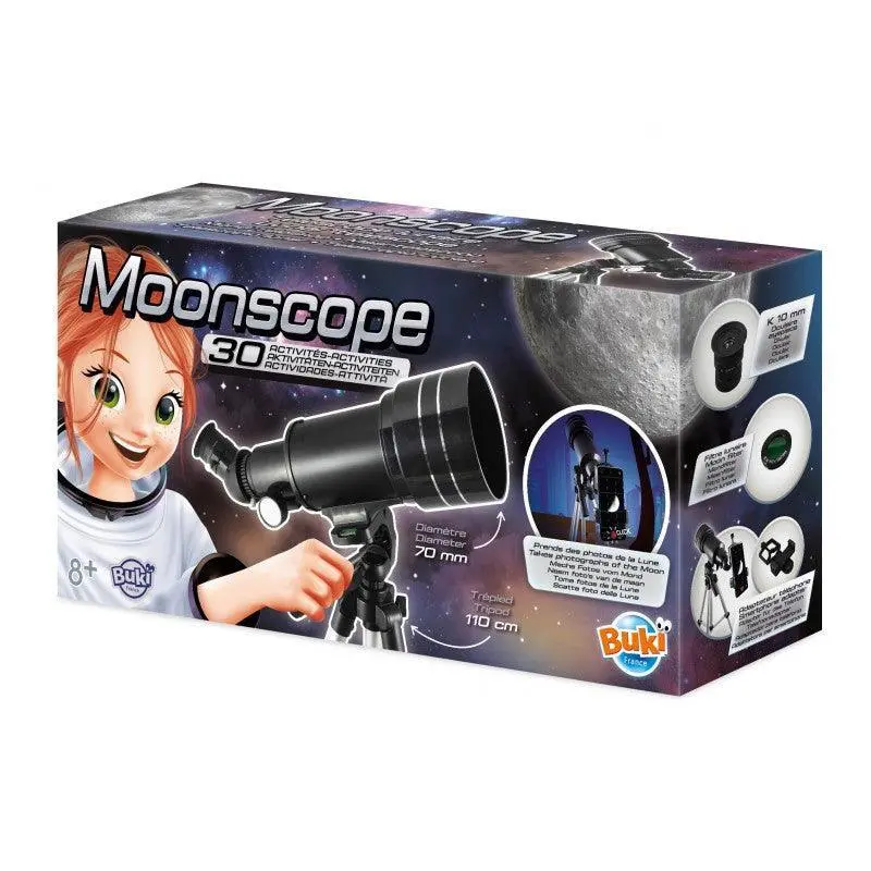 BUKI France Moonscope Telescope with 30 Activities
