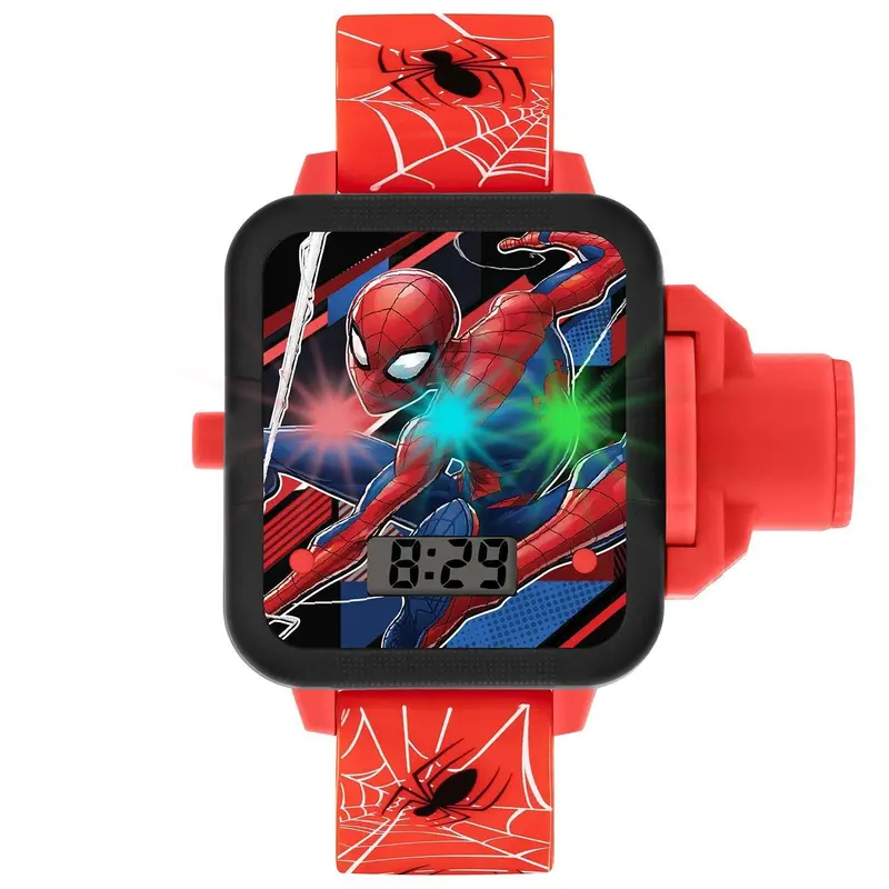 Disney Marvel Spider-Man Red Strap Projection Watch