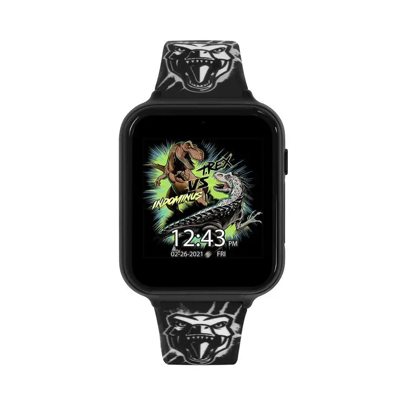 Jurassic Park Black Interactive Silicon Strap Watch