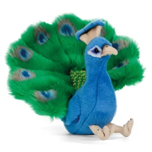Living Nature Peacock 18cm Soft Toy