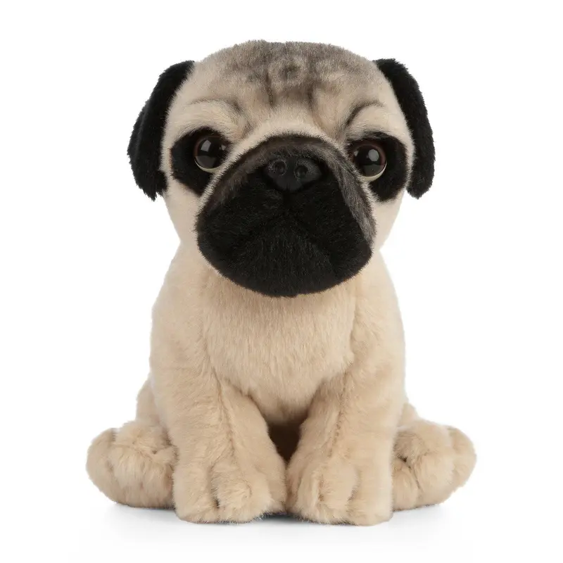 Living Nature Pug Puppy 18cm Soft Toy