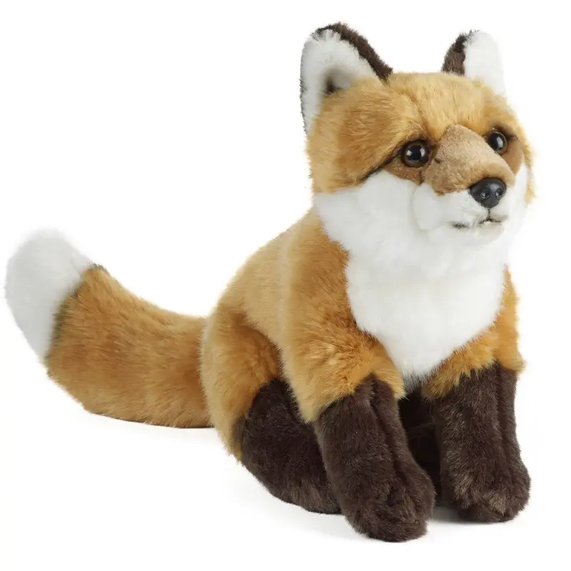 Living Nature Sitting Fox 22cm Soft Toy