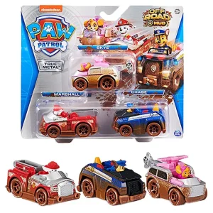 PAW Patrol True Metal Vehicles 1:55 Scale 3-pack