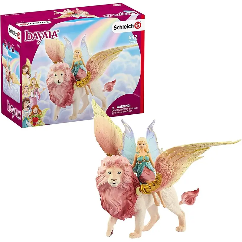Schleich Fairy In Flight On Winged Lion