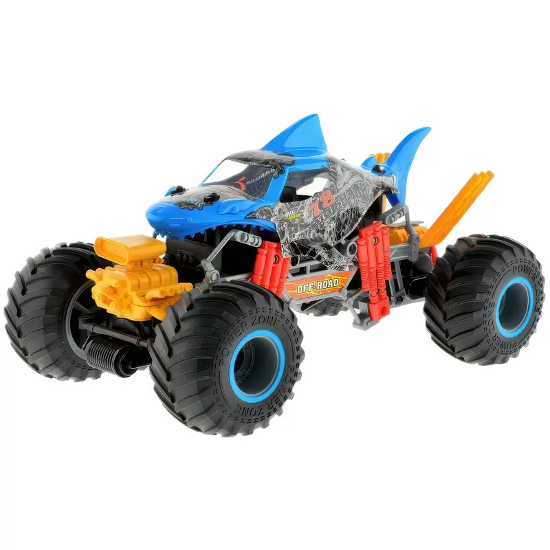 Spraying 'smoking Shark' off-road Remote Controlled RC Muscle Monster Truck