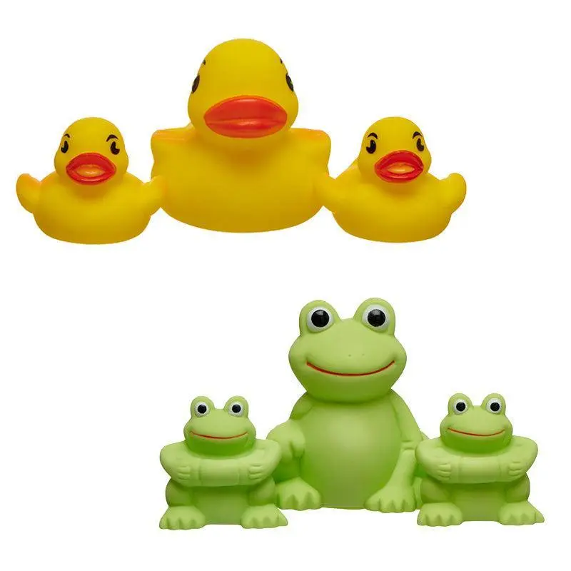 Vital Baby SPLASH Bath Toy Squirt & Splash Ducks & Frogs 3pk