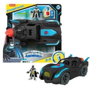 Imaginext DC Super Friends Lights & Sounds Batmobile and Batman Figure
