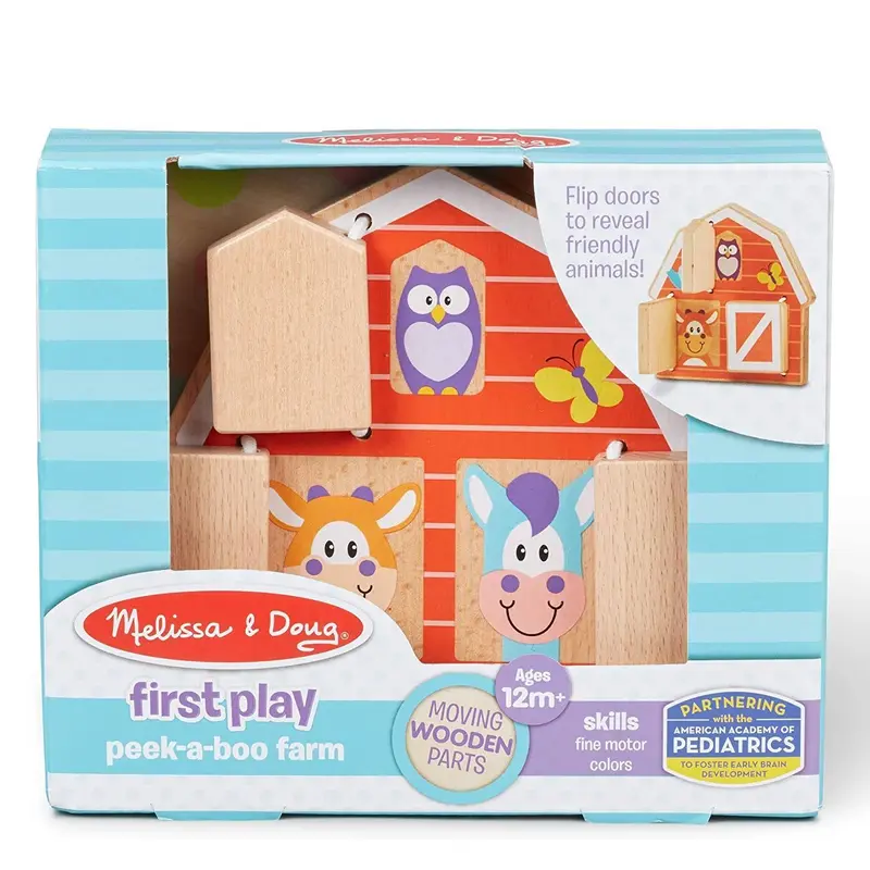 Melissa & Doug First Play Peek-a-boo Farm