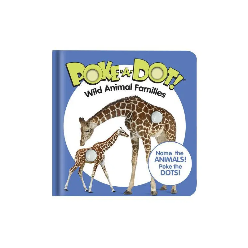 Melissa & Doug Poke-a-dot - Wild Animal Families Book