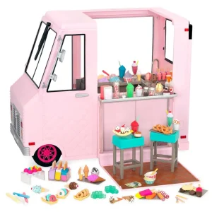 Our Generation Sweet Stop Ice Cream Truck - Pink