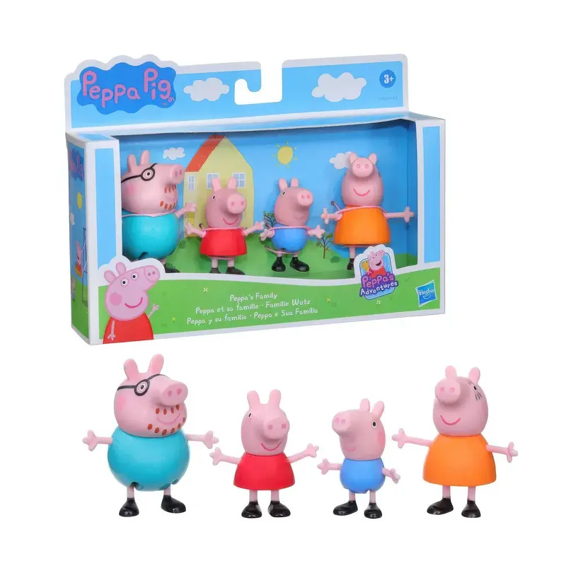 Peppa Pig Family 4 Figure Pack - Assorted