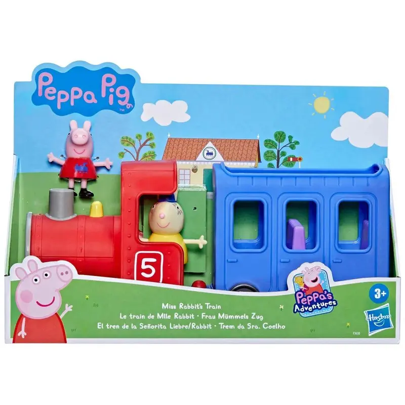 Peppa Pig Peppa's Adventures Miss Rabbit's Train Vehicle