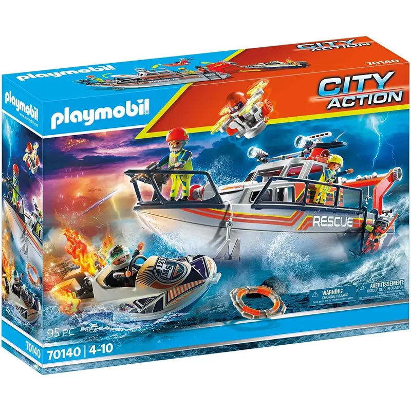 Playmobil 70140 Fire Rescue with Personal Watercraft