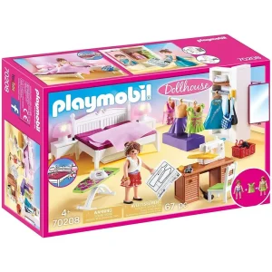 Playmobil 70208 Bedroom with Sewing Corner Furniture Pack