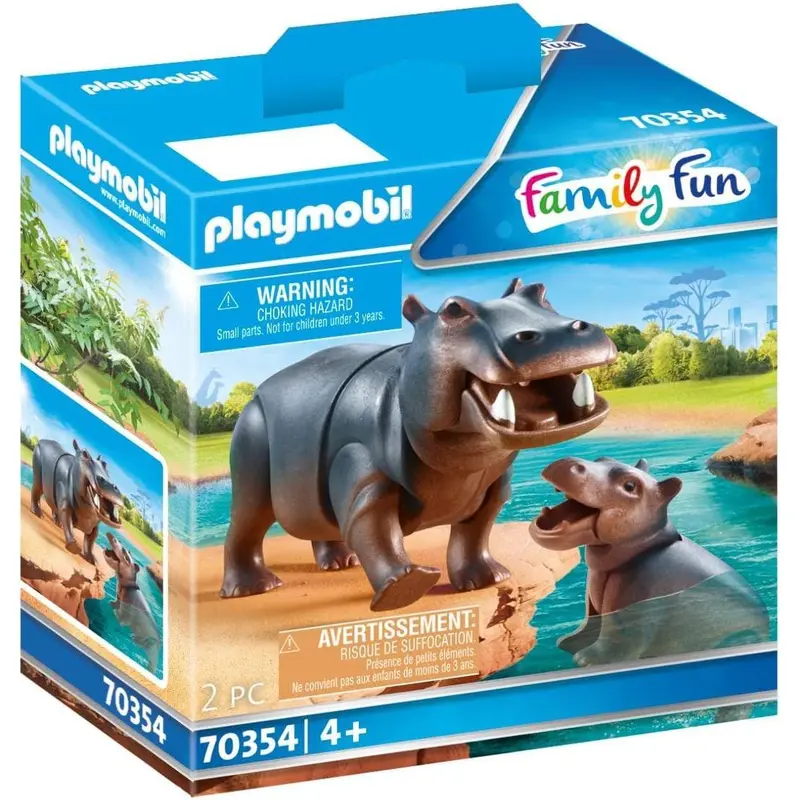 Playmobil 70354 Family Fun Hippo with Calf