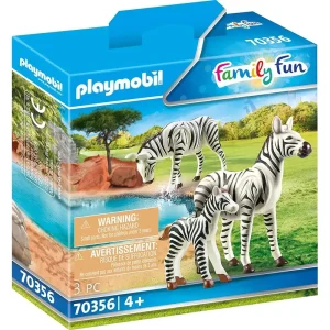 Playmobil 70356 Family Fun Two Zebras with Their Foal