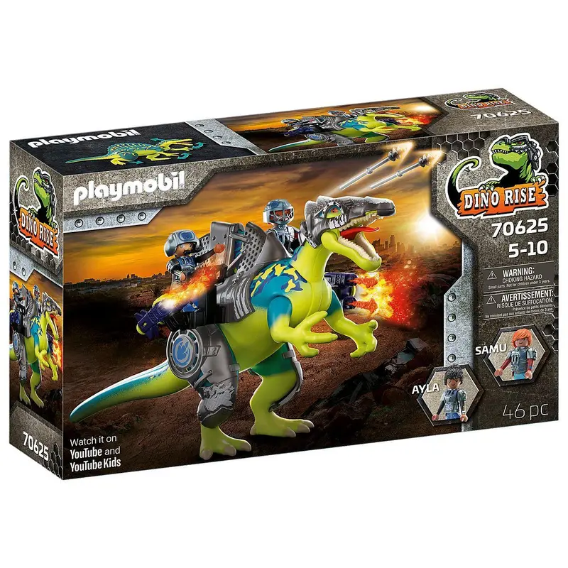 Playmobil 70625 DINO RISE - Spinosaurus: Double Defense Power