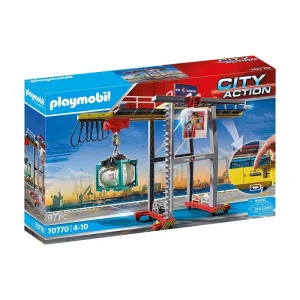 Playmobil 70770 CITY ACTION - Cargo Crane with Container