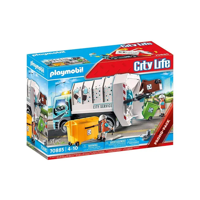Playmobil 70885 CITY LIFE - City Recycling Truck