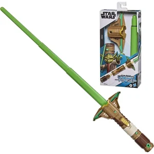 Star Wars Lightsaber Forge Yoda Extendable Green Lightsaber