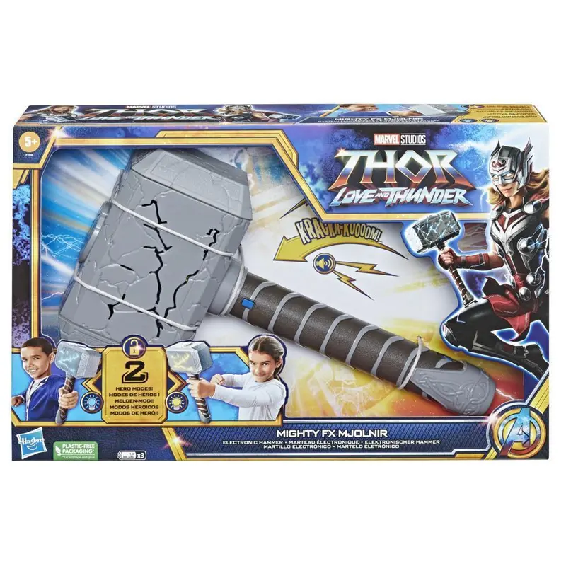 Thor Love and Thunder Mighty Fx Mjolnir Electronic Hammer