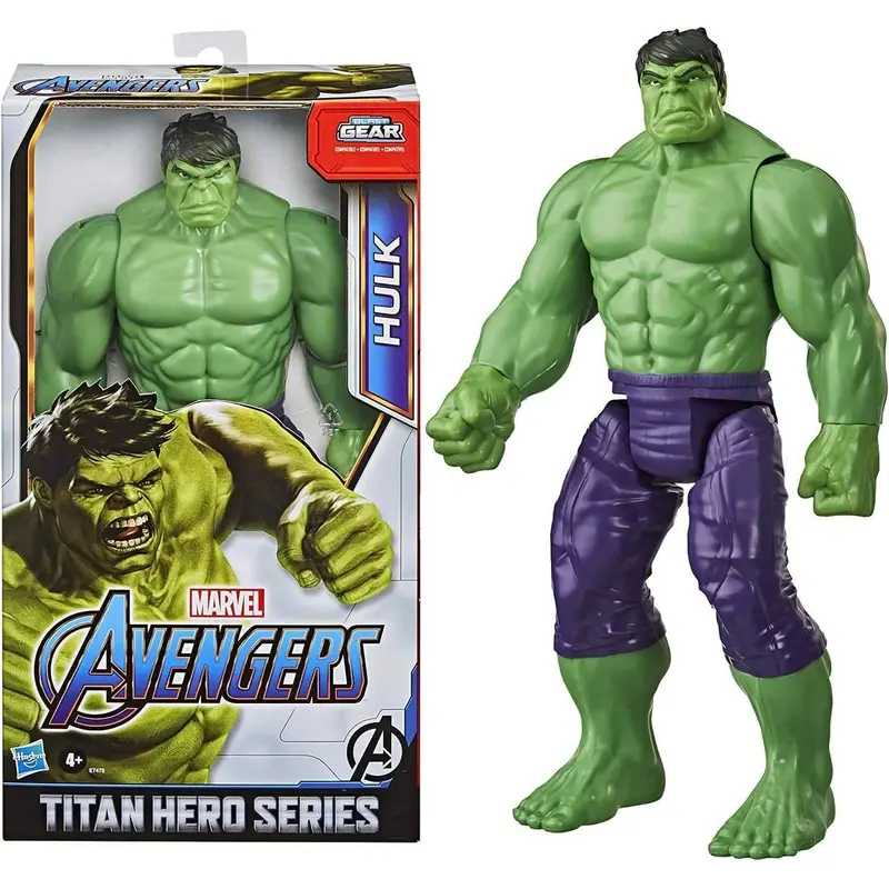 Avengers Marvel Titan Hero Series Blast Gear Deluxe Hulk 12-inch Action Figure