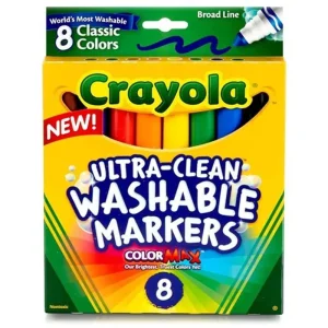 Crayola 8 Ultra Clean Washable Markers Assortment