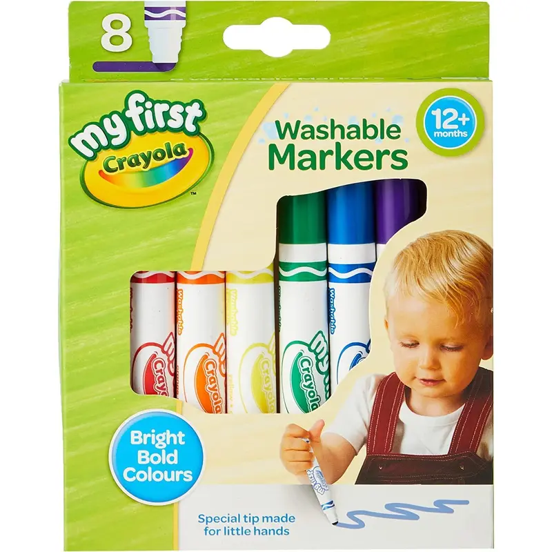 Crayola My First Washable Markers 8 Pack