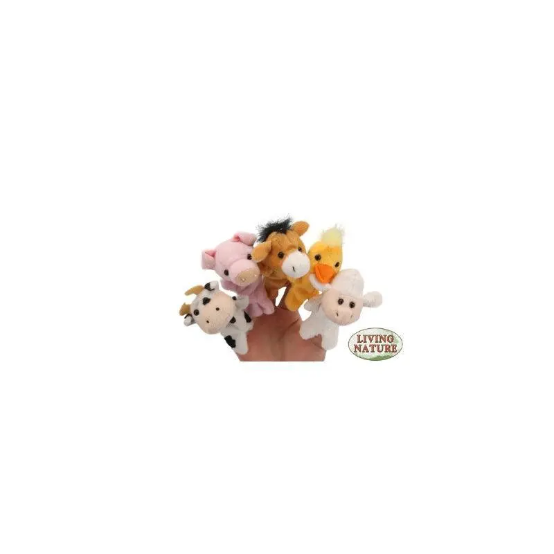 Living Nature Farm 9cm Finger Puppets - Assortment