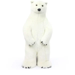 Living Nature Giant 100cm Standing Polar Bear Plush