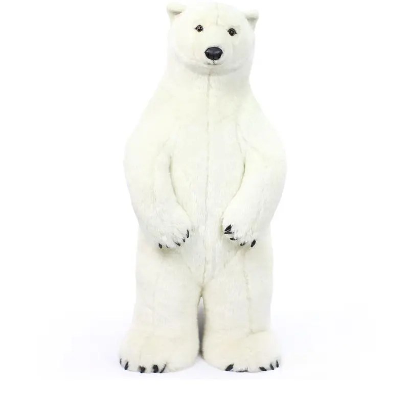 Living Nature Giant 100cm Standing Polar Bear Plush