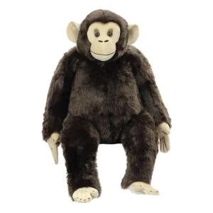 Living Nature Large 70cm Sitting Chimp Plush