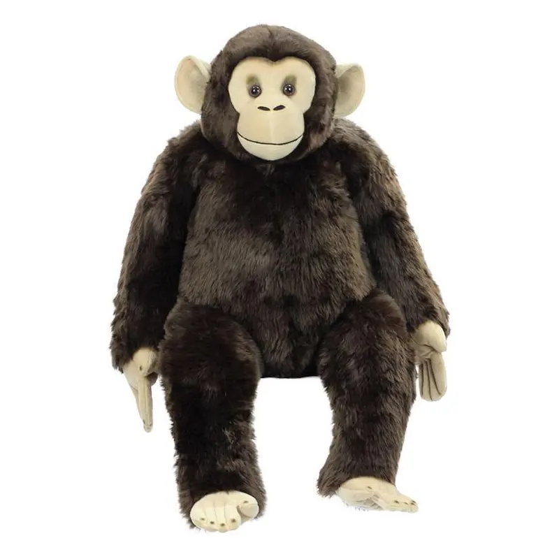 Living Nature Large 70cm Sitting Chimp Plush