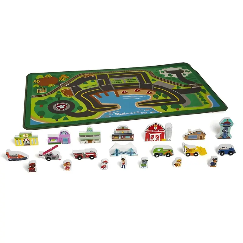 Melissa & Doug PAW Patrol Activity Rug - Adventure Bay