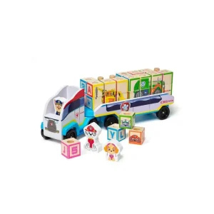 Melissa & Doug PAW Patrol Wooden ABC Block Truck