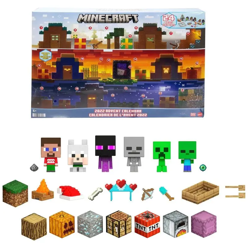 Minecraft Mob Head Minis Advent Calendar