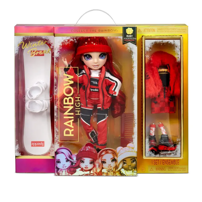 Rainbow High Winter Break Fashion Doll Ruby anderson
