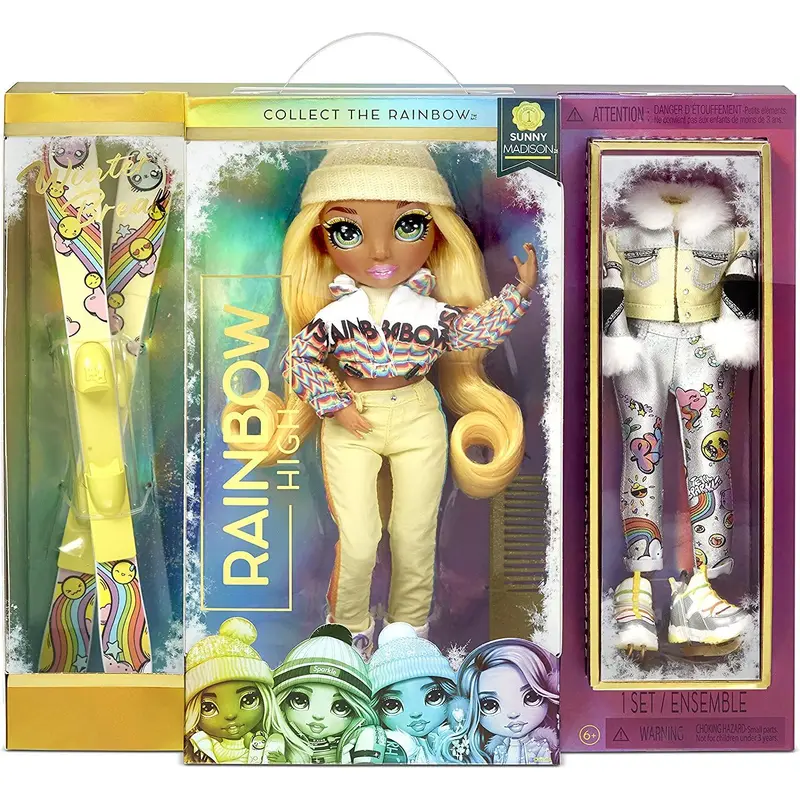 Rainbow High Winter Break Fashion Doll Sunny Madison Playset