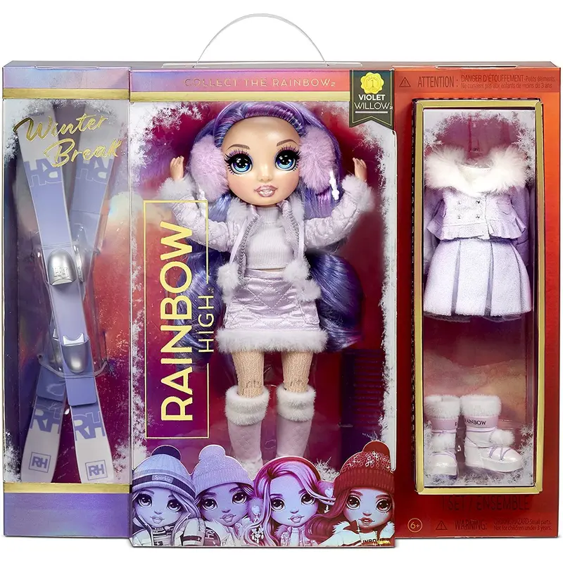 Rainbow High Winter Break Fashion Doll Violet Willow Playset