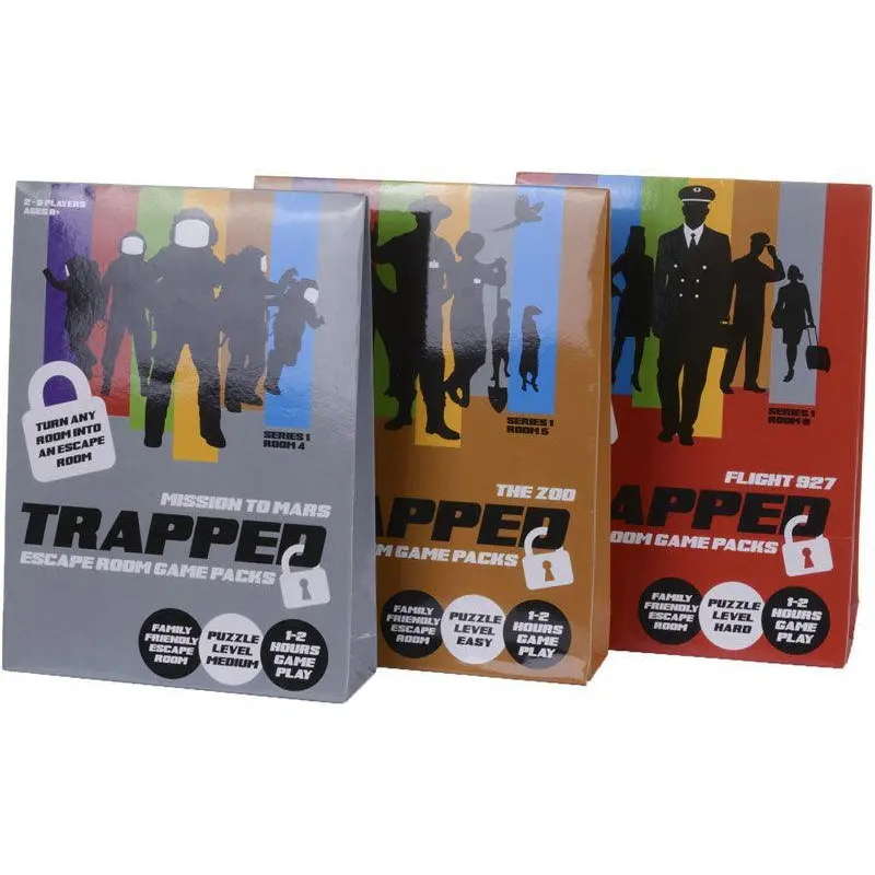 Trapped Escape Room Game Assortment