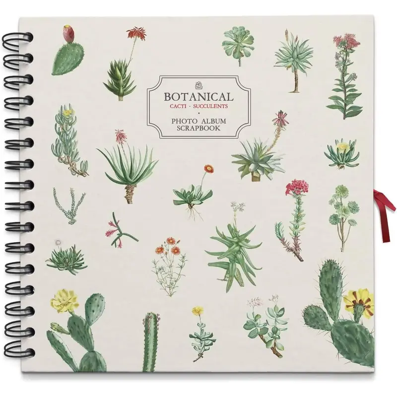 Botanical Cacti Scrapbook Photo Album